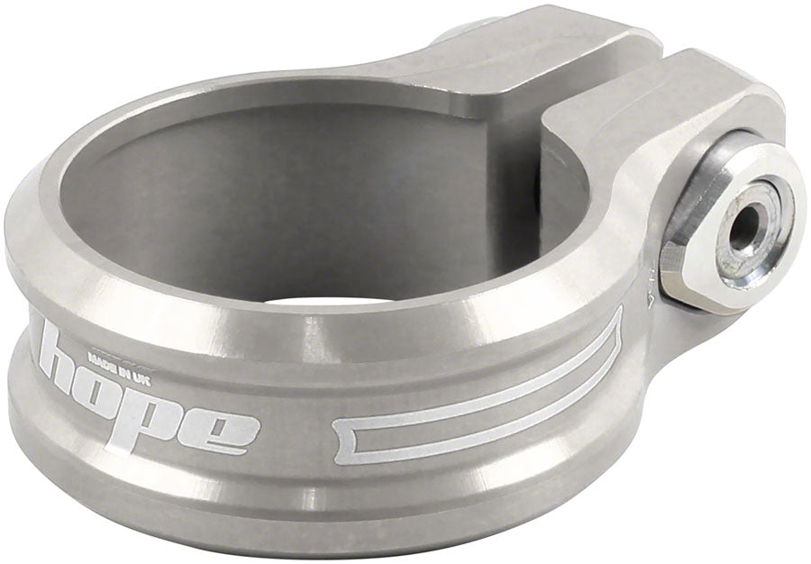 Hope Seat Seatpost Clamp - 36.4mm, Silver
