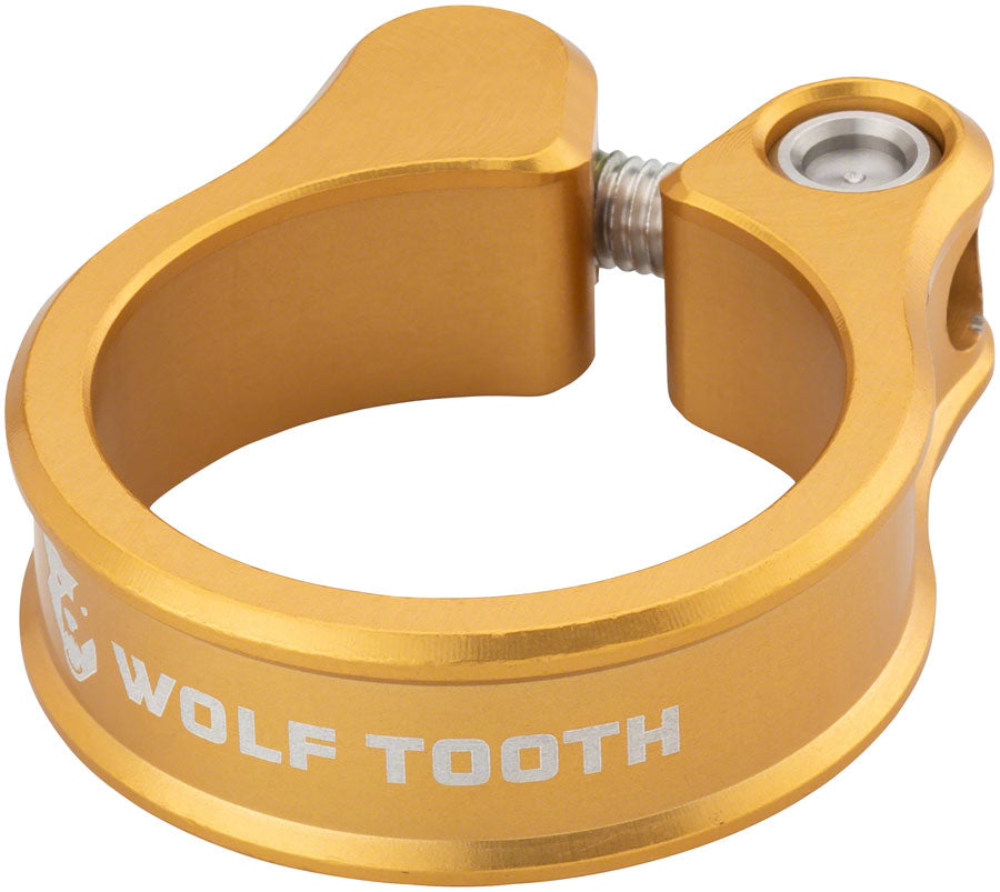 Wolf Tooth Seatpost Clamp - 34.9mm Gold MPN: SC-35-GLD UPC: 810006800227 Seatpost Clamp Seatpost Clamp