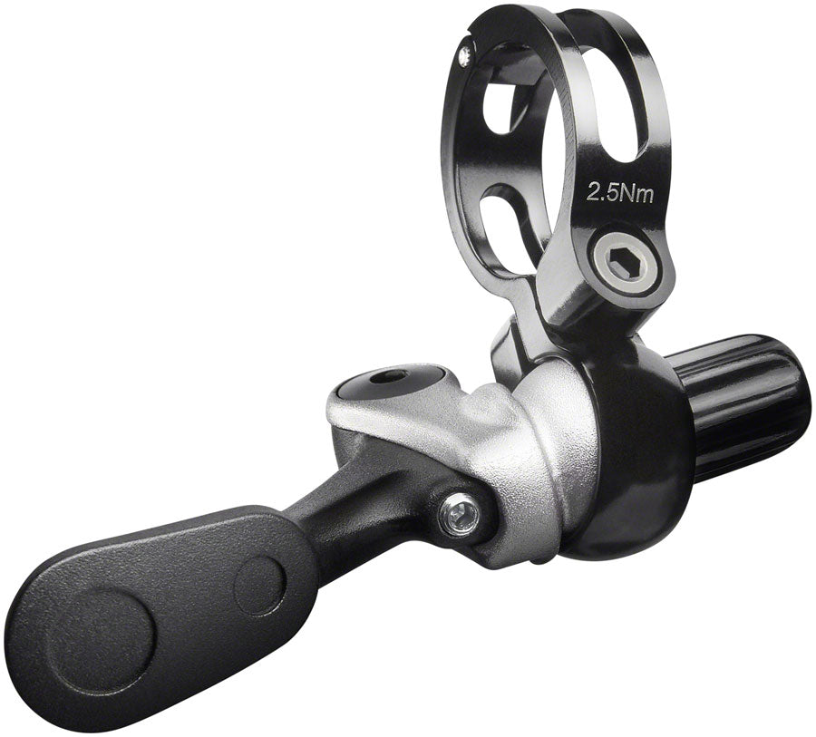 Crank Brothers Highline Dropper Seatpost Remote - 22.2mm Clamp, Silver/Black