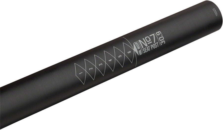 WHISKY No.7 Carbon Seatpost - 30.9 x 400mm, 0mm Offset, Matte Carbon UPC: 708752132894 Seatpost No.7 Carbon Seatposts