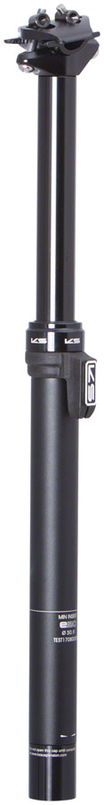 KS E20 Dropper Seatpost - 31.6mm, 125mm, Black