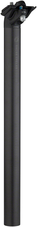 Salsa Guide Carbon Seatpost, 31.6 x 400mm, 18mm Offset, Black - Seatpost - Guide Carbon Seatpost