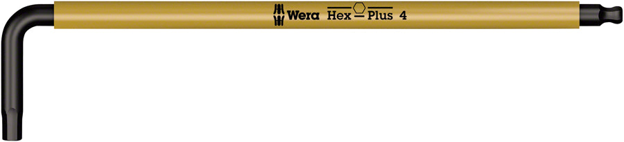 Wera 950 SPKL L-Key Hex Wrench - 4mm, Yellow