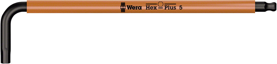 Wera 950 SPKL L-Key Hex Wrench - 5mm, Bright Orange MPN: 05022610001 Hex Wrench 950 SPKL L-Key Hex Wrench