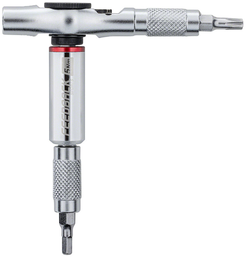 Feedback Sports Reflex Fixed Torque Ratchet Kit - Mini Ratchet, 5nm Torque - Torque Wrench - Reflexed Fixed Torque Ratchet Kit