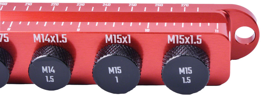 Wheels Manufacturing Ruler Axle Cone Thread Gauge - Measuring Tool - Ruler Axle Cone Thread Gauge