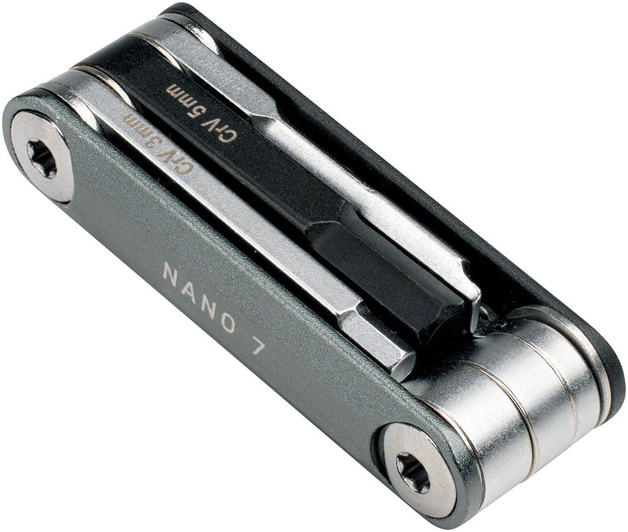 Topeak Nano 7 Multi Tool - Black/Gray Bike Multi-Tool Topeak Nano 7 Multi Tool - Black/Gray Bike Multi-Tool