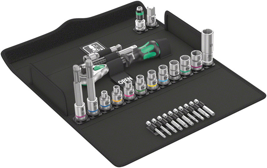 Wera Bicycle Set 7 - Zyklop Speed Ratchet, Bits, and Socket Set MPN: 5004175001 Ratchets & Bits Bicycle Set 7