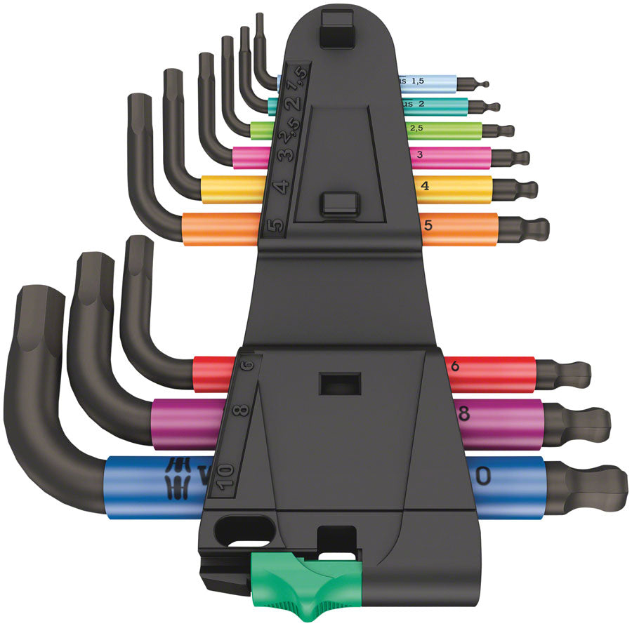 Wera 950/9 Hex-Plus Multicolour 2 L-key set, metric, BlackLaser - Hex Wrench - 950/9 Hex-Plus SPKS L-Key Hex Wrench Set