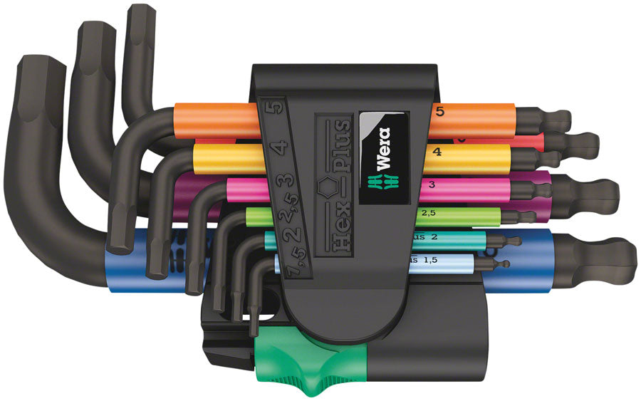 Wera 950/9 Hex-Plus Multicolour 2 L-key set, metric, BlackLaser