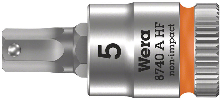 Wera 8740 A HF Bit 1/4" - 5mm x 28mm MPN: 05003335001 Ratchets & Bits 8740 A HF Zyklop Bit Socket 1/4"