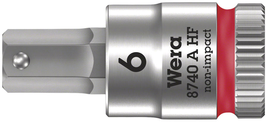 Wera 8740 A HF Bit 1/4" - 6mm x 28mm MPN: 05003337001 Ratchets & Bits 8740 A HF Zyklop Bit Socket 1/4"