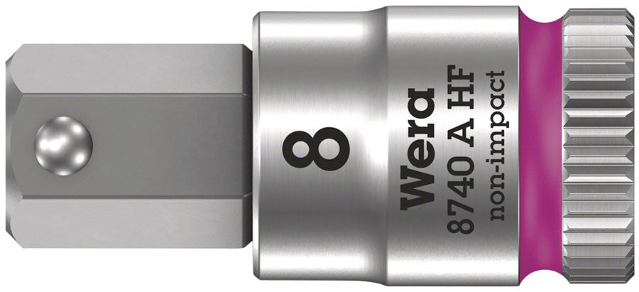 Wera 8740 A HF Bit 1/4" - 8mm x 28mm MPN: 05003339001 Ratchets & Bits 8740 A HF Zyklop Bit Socket 1/4"
