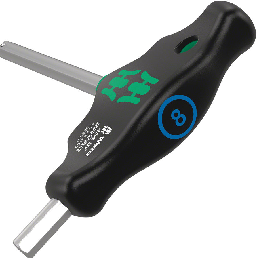 Wera 454 HF T-handle hexagon screwdriver Hex-Plus with holding function, 3 x 100 mm - Hex Wrench - T-handle Screwdriver Hex-Plus