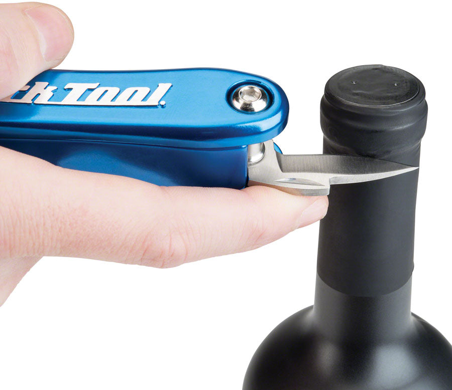 Park Tool BO-4 Corkscrew and Bottle Opener Fold-Up Tool - Beverage Essentials - BO-4 Corkscrew & Bottle Opener