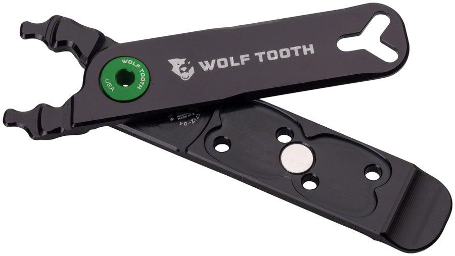 Wolf Tooth Masterlink Combo Pack Pliers, Green MPN: MLCP-BLK-GRN UPC: 812719027052 Chain Tool Masterlink Combo Pack Pliers