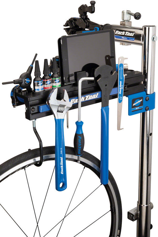 Park Tool Deluxe Tool and Work Tray - Repair Stand Accessory - Stand Accessories