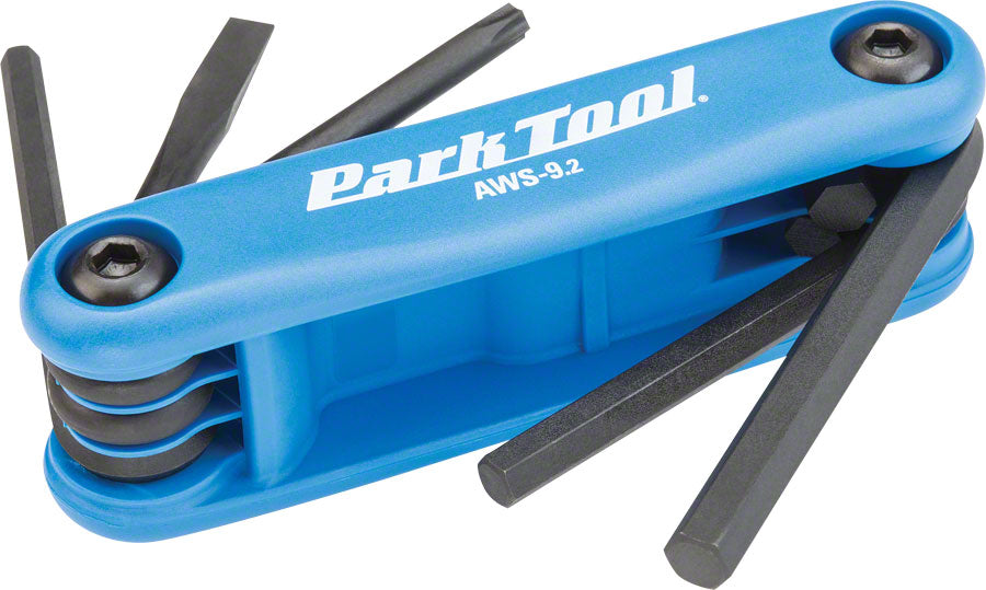 Park Tool AWS-9.2 Fold-Up Hex Wrench Set - Hex Wrench - Hex Wrenches