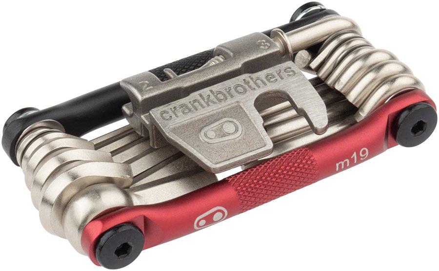 Crank Brothers Multi 19 Tool - Black/Red MPN: 16192 UPC: 641300161925 Bike Multi-Tool Multi-Tools