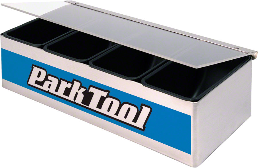 Park Tool JH-1 Bench Top Box Small Parts Holder MPN: JH-1 UPC: 763477004468 Miscellaneous Shop Supply JH-1 Bench Top Box Small Parts Holder