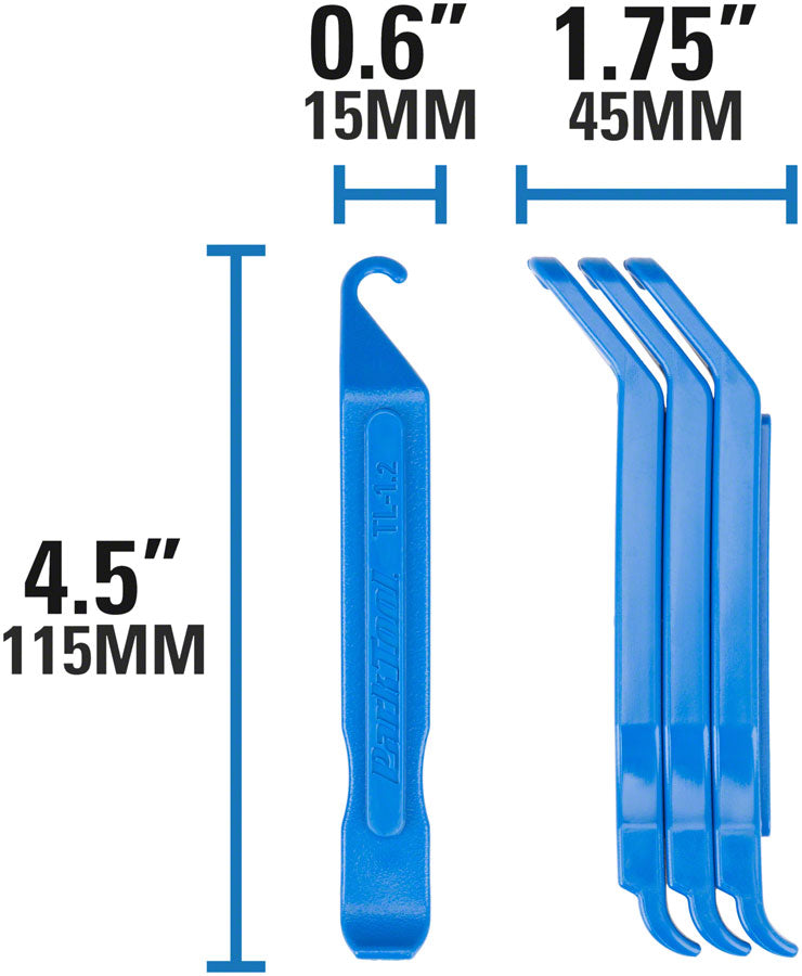 Park Tool TL-1.2 Tire Lever Set Tire Lever 763477007773 keyword 