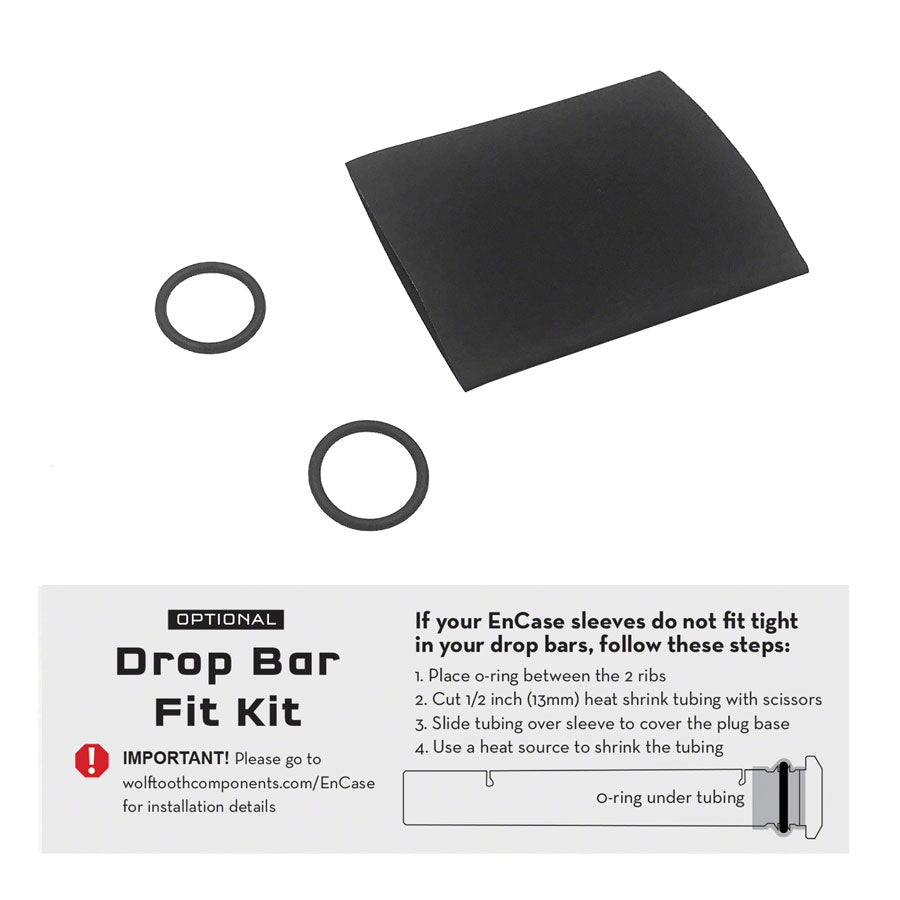 Wolf Tooth EnCase System Drop Bar Fit Kit MPN: ENCASE-ROAD-ADPT-KIT UPC: 810006802511 Bike Multi-Tool EnCase Replacement Parts