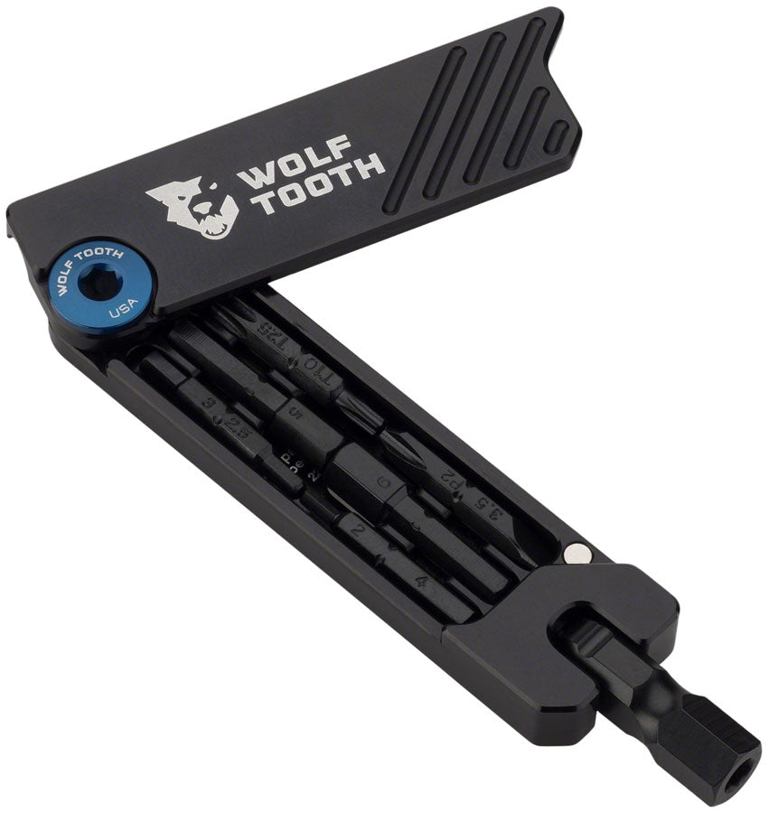 Wolf Tooth 6-Bit Hex Wrench - Multi-Tool, Blue MPN: 6-BIT-BLU UPC: 810006805703 Bike Multi-Tool 6-Bit Hex Wrench Multi-Tool