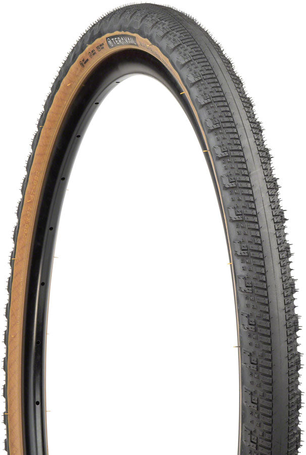 Teravail Washburn Tire - 700 x 47, Tubeless, Folding, Tan, Durable