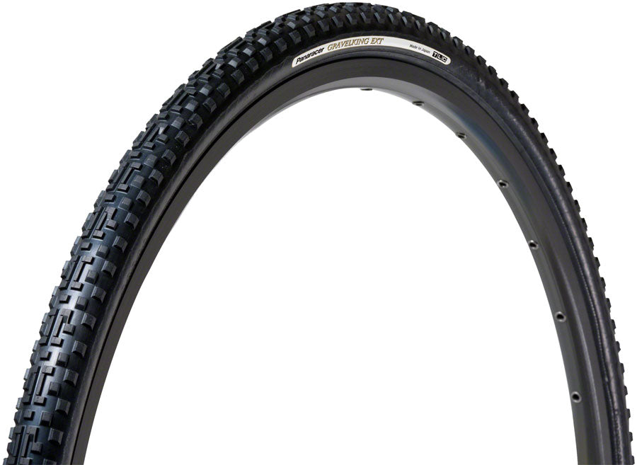 Panaracer GravelKing EXT Plus Tire - 700 x 38, Tubeless, Folding, Black/Black, ProTite Protection