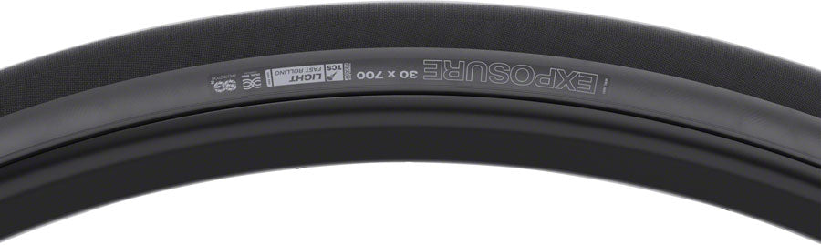 WTB Exposure Tire - 700 x 30, TCS Tubeless, Folding, Black, Light/Fast Rolling, Dual DNA, SG2 - Tires - Exposure Tire