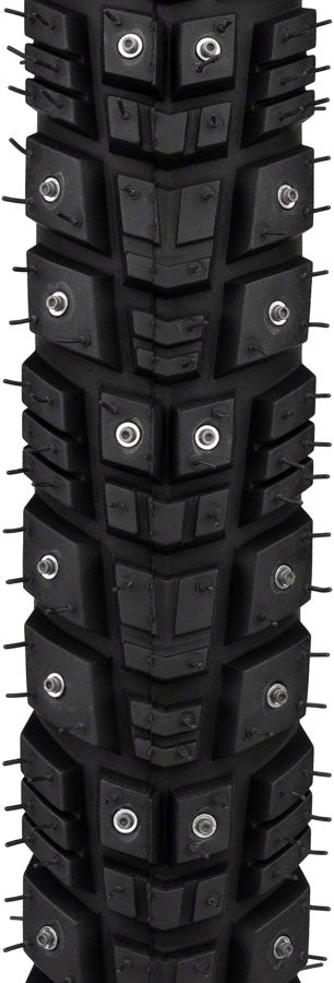 45NRTH Gravdal Tire - 700 x 45, Tubeless, Folding, Black, 60 TPI, 240 Concave Carbide Aluminum Studs MPN: 11-000217 UPC: 708752381384 Tires Gravdal Tire
