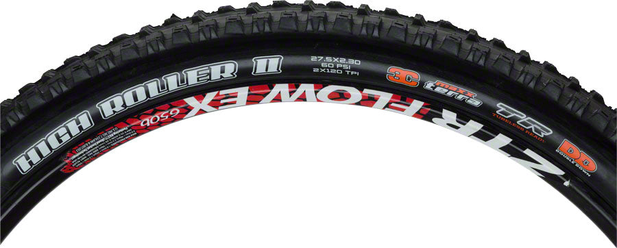 Maxxis High Roller II Tire - 27.5 x 2.3, Tubeless, Folding, Black, 3C Maxx Terra, DD MPN: TB85924600 Tires High Roller II Tire