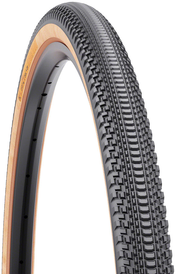 WTB Vulpine Tire - 700 x 40, TCS Tubeless, Folding, Black/Tan, Light/Fast Rolling, Dual DNA,