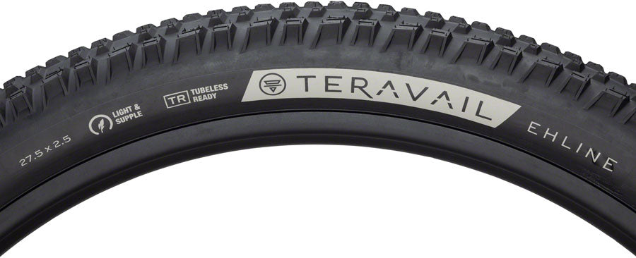 Teravail Ehline Tire - 27.5 x 2.5, Tubeless, Folding, Black, Light and Supple - Tires - Ehline Tire