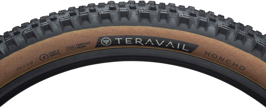 Teravail Honcho Tire - 29 x 2.6, Tubeless, Folding, Tan, Durable, Grip Compound - Tires - Honcho Tire