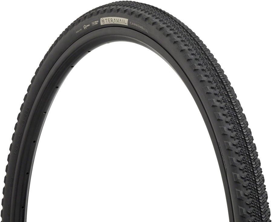 Teravail Cannonball Tire - 700 x 42, Tubeless, Folding, Black, Durable, Fast Compound MPN: 19-000072 UPC: 708752297883 Tires Cannonball Tire