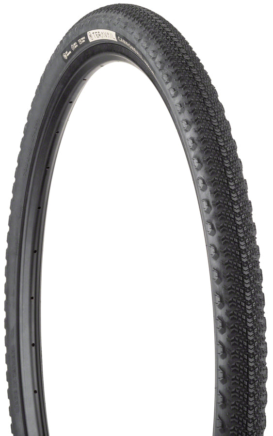Teravail Cannonball Tire - 700 x 47, Tubeless, Folding, Black, Durable