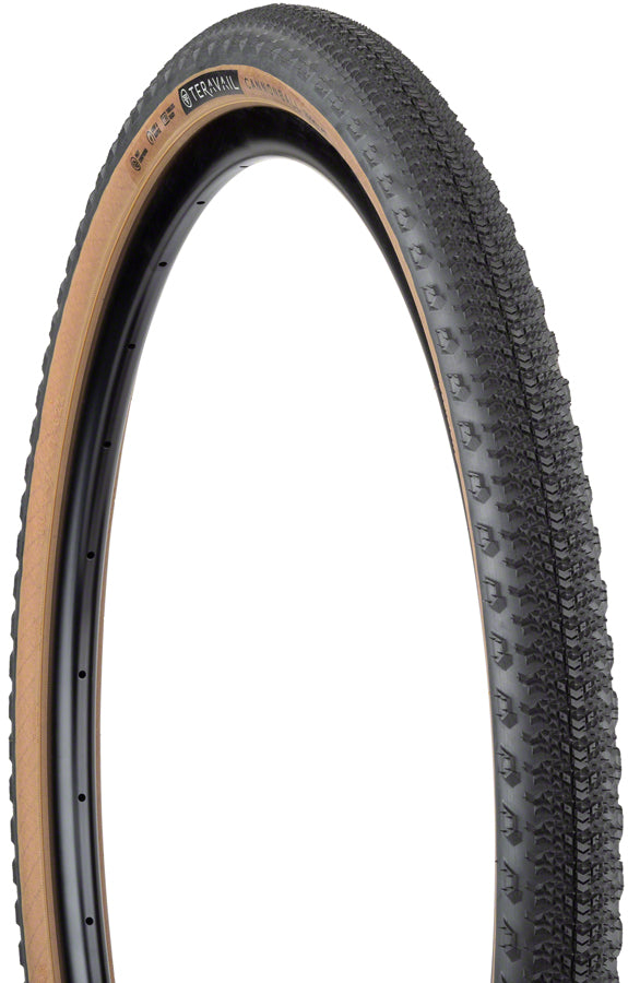 Teravail Cannonball Tire - 700 x 47, Tubeless, Folding, Tan, Light and Supple