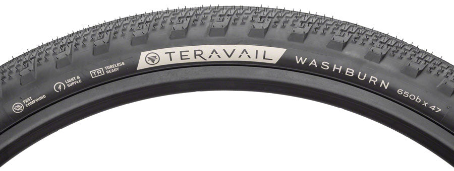 Teravail Washburn Tire - 650b x 47, Tubeless, Folding, Black, Light and Supple MPN: 19-000158 UPC: 708752330672 Tires Washburn Tire