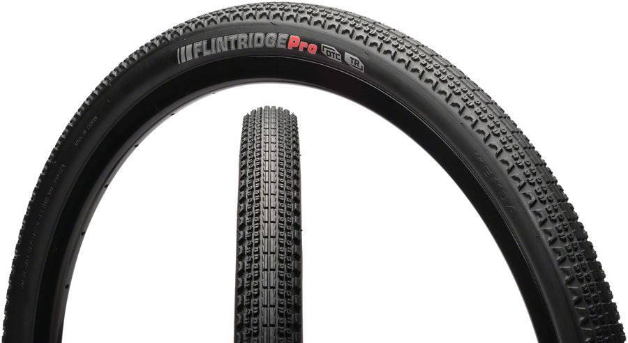 Kenda Flintridge Pro Tire - 700 x 40, Tubeless, Folding, Black, 120tpi