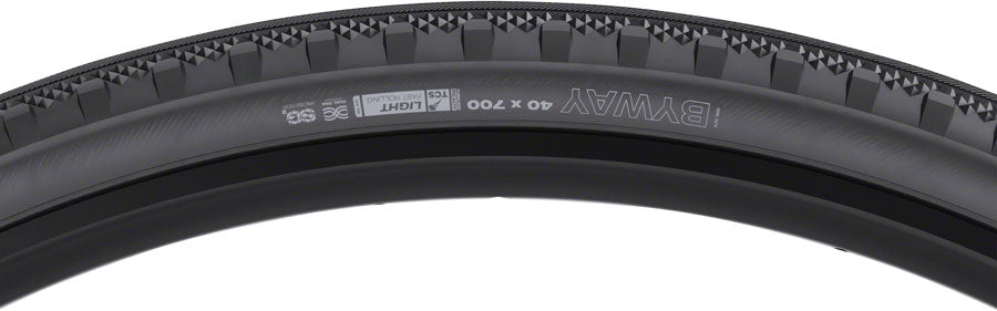WTB Byway Tire - 700 x 40, TCS Tubeless, Folding, Black, Light, Fast Rolling, SG2 - Tires - Byway Tire