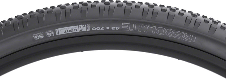 WTB Resolute Tire - 700 x 42, TCS Tubeless, Folding, Black, Light, Fast Rolling, SG2 - Tires - Resolute Tire