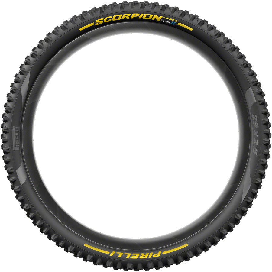 Pirelli Scorpion Race DH S Tire - 29 x 2.5, Clincher, Wire, Yellow Label, DualWALL+, SmartEVO DH - Tires - Scorpion Race DH S Tire