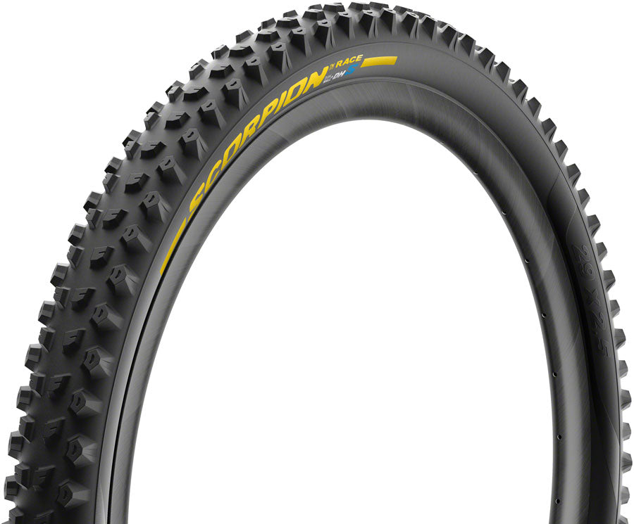 Pirelli Scorpion Race DH S Tire - 29 x 2.5, Clincher, Wire, Yellow Label, DualWALL+, SmartEVO DH MPN: 3907600 Tires Scorpion Race DH S Tire