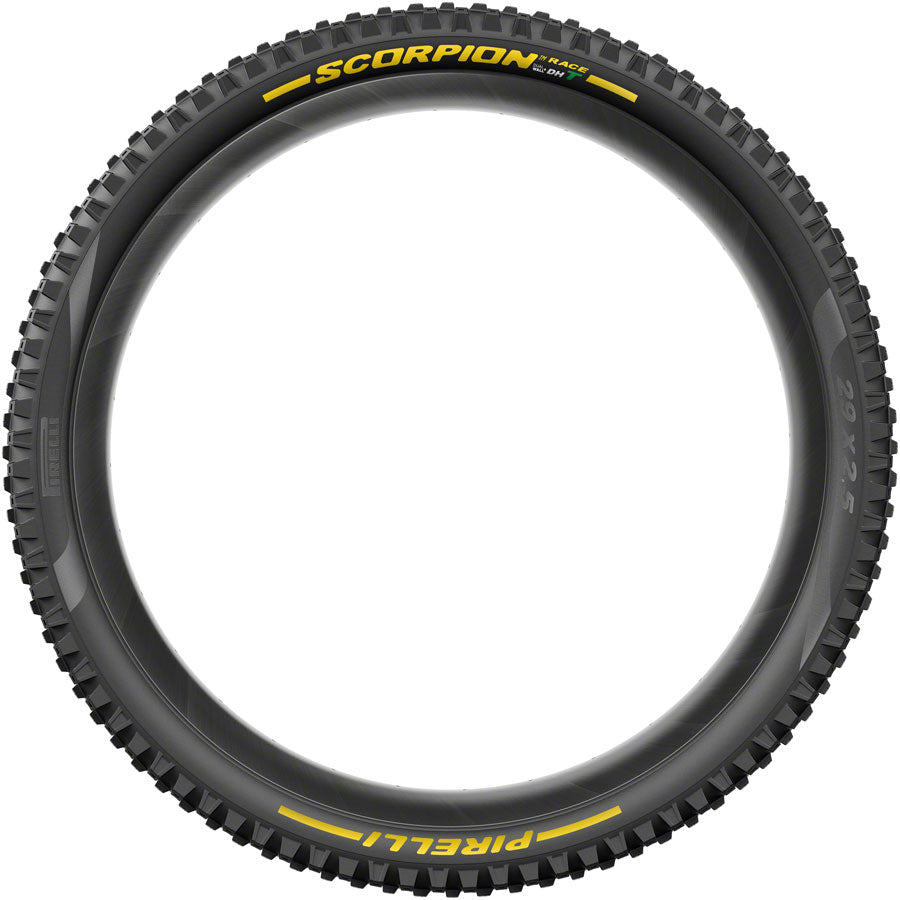 Pirelli Scorpion Race DH T Tire - 29 x 2.5, Clincher, Wire, Yellow Label, DualWALL+, SmartEVO DH - Tires - Scorpion Race DH T Tire
