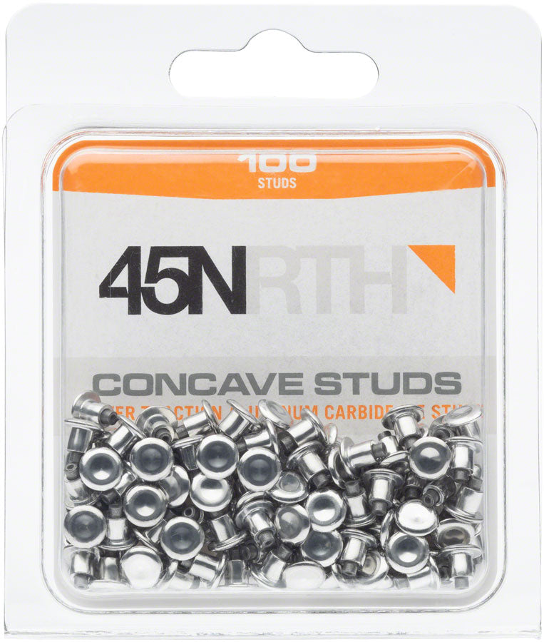 45NRTH Concave Carbide Aluminum Tire Studs - Pack of 100 UPC: 708752267527 Tire Studs and Tool Concave Carbide Aluminum Studs
