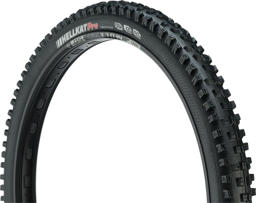 Kenda Hellkat Tire - 27.5 x 2.8, Tubeless, Folding, Black, 60tpi, AGC - Tires - Hellkat Tire
