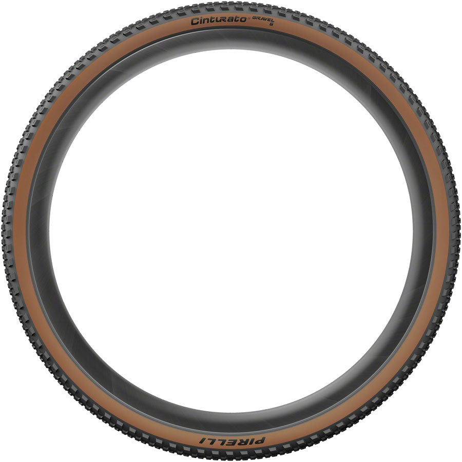Pirelli Cinturato Gravel S Tire - 700 x 45, Tubeless, Folding, Black/Tan - Tires - Cinturato Gravel S Tire