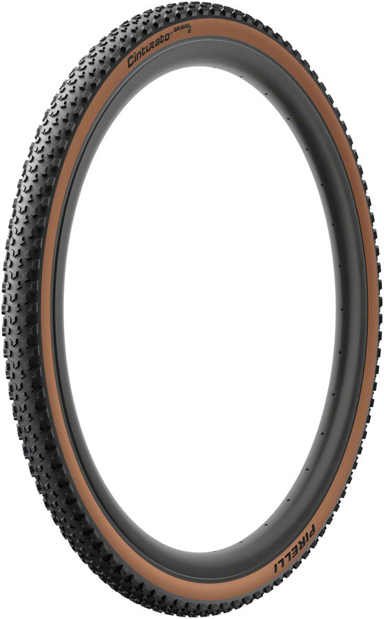Pirelli Cinturato Gravel S Tire - 700 x 45, Tubeless, Folding, Black/Tan