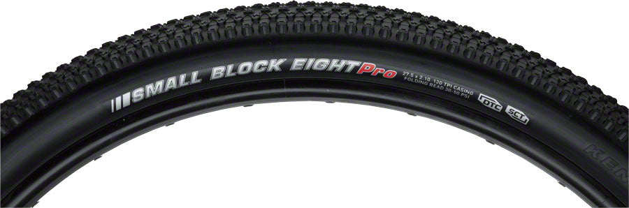 Kenda Small Block 8 Pro Tire 27.5 x 2.1 Tubeless Folding Black